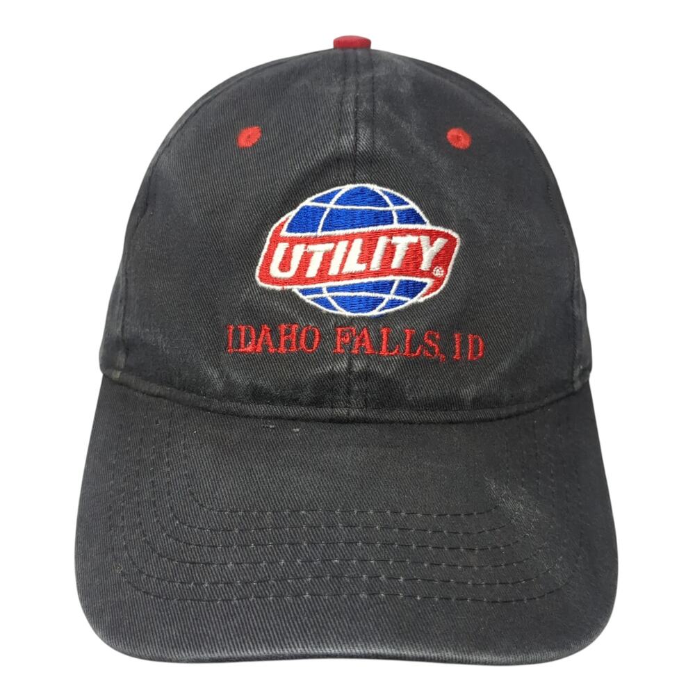 Utility Idaho Falls, ID Strapback Baseball Cap Black One Size 6 Panel Branding